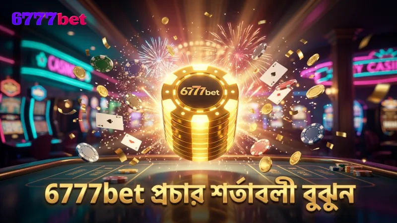 6777bet প্রচারের শর্তাবলী বুঝে সুবিধা নিন সতর্কভাবে