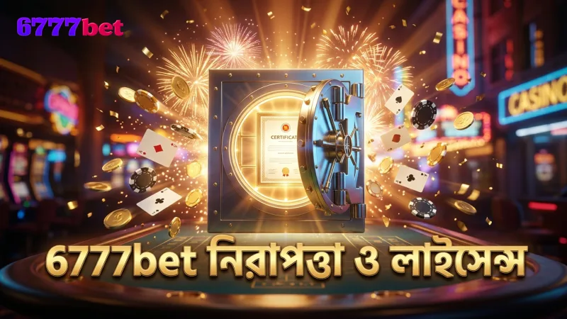 লাইসেন্স ও নিরাপত্তা নিশ্চিত করে খেলোয়াড়ের বিশ্বাস।