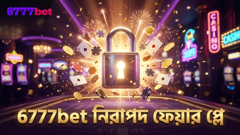 6777bet প্ল্যাটফর্মে নিরাপদ ও ফেয়ার প্লে নিশ্চিত।