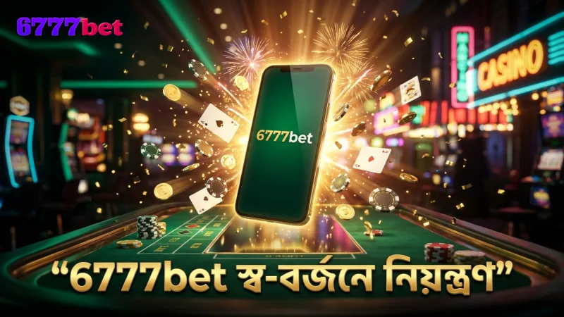 6777bet-এর স্ব-বর্জন টুলস খেলোয়াড়দের নিয়ন্ত্রণে সহায়তা করে।